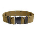 Medium New Issue Marine Corps Style Quick Release Pistol Belt (Coyote Brown)